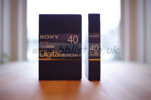 Sony Digital Betacam tapes