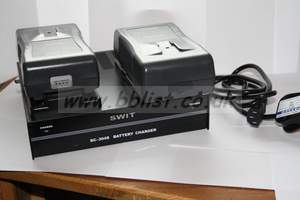 2X Swit S-8110S WITH Swit SC-304S Dual Charger