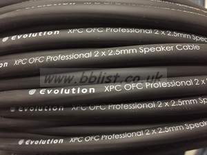 Evolution XPC Pro 2x2.5mm Speaker Cable