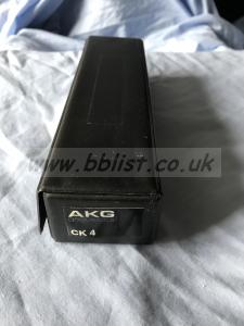 AKG C451E Boom with CK8, Rycote windshield, shock mount 