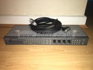 Sony BKM-10R BVM monitor remote panel with 9 pin cable