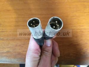 Sound Devices XL-2 Cables x 2 (TA3-F to XLR-M) 