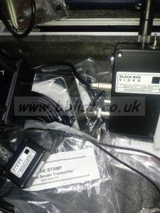 Black box S.D. wireless ,video ,audio, transmitter reciever 