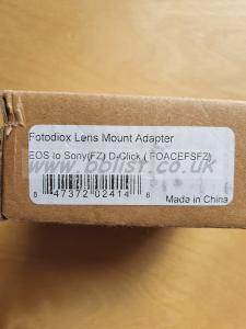 Fotodiox Pro Lens Mount Adapter - Sony FZ Mount to Canon EF 