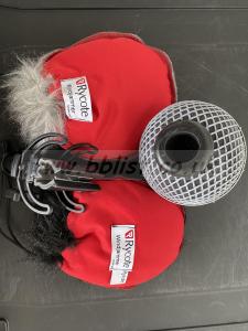 Rycote suspension and BBG 25mm with 2xWindjammers