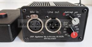 CTP Systems Mic to Line Battery Amplifier + 'Lazy' Switch 