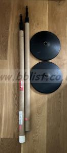 Two Atlas MS20E high quality microphone stands 