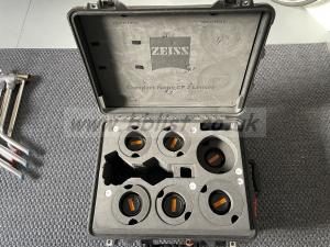 Zeiss Prime CP.2  18/21/25 & 35/50/85 super speed Original Zeiss CP2 Peli case with new wheels and back handle