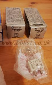 Halogen lamp/projector bulbs 650w 240v & 600w 120v 