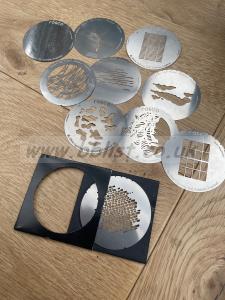 Dedolight 2x DLED4-D & 1xDLH 4  A Lovely 3-point Lighting Ki Selection of Gobos