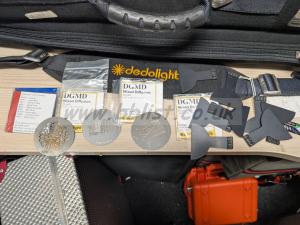 Dedolight 4-Head lighting kit (Bag damaged) 