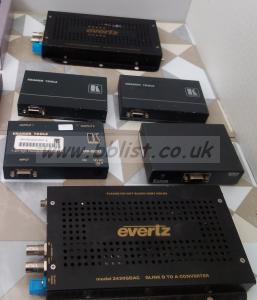 11x HD,SD,Composite Converters,DA's (Kramer,Evertz,Bal) 