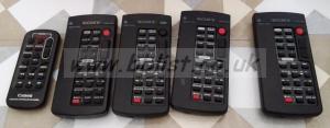 Lot of Remote,Hoods,Wide angles for  Sony DSR cameras 