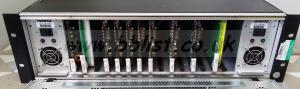 Evertz 7700 Frame (9x HDSDI Fibre Optic Cards) 