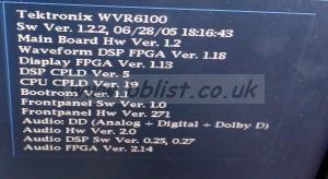 Tektronix WVR-6100 SDI Waveform/Vectorscope (SDI,Audio) 