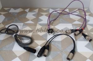 Box of Ex BBC XLR Professional audio Cables 