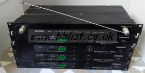 5x Samson BR-3 True Diversity Synthesized Receivers+ DA)