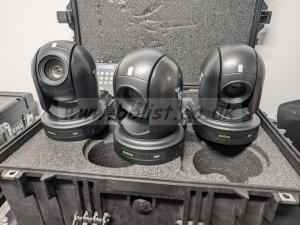 3x Birddog P200 cameras & controller in custom Pelican case 