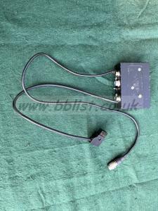 4 PIN HIROSE 3 WAY DISTRIBUTION BOX WITH DTAP INPUT CABLE