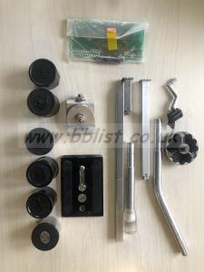 Matte box lens supports mini pan bar