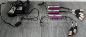 3x Miranda ADX-172P/110 Dual AES/EBU Audio Demultiplexer+PSU