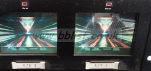 2x Teletest OZR4400 QUAD Composite LCD Monitors 