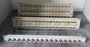 3x TSL 3G/HD BNC-BNC Video Patch Panels