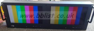 Vutrix DPTPSHDSDI Twin 9inch LCD Monitors 