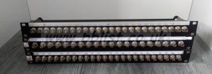 3x Argosy 1u Back 3G/UHD BNC-BNC 24way Patch Panels