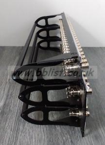 3x Argosy 1u Back 3G/UHD BNC-BNC 24way Patch Panels 