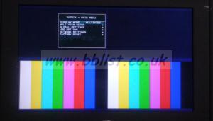 Vutrix 17inch Quad LCD HDSDI Broadcast Monitor rackmount 