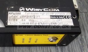 2x Wisycom RPU300 Full Dulpex units 