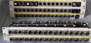 6x TSL XLR Audio Patch Panels 