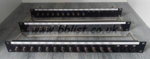 3x Canford Audio BNC-BNC/RJ45-RJ-45  Patch Panels
