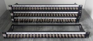 4x Argosy 3G/UHD 1u BNC-BNC Video Patch Panels