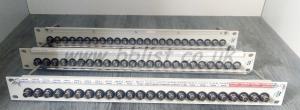 3x DB Broadcast UHD/3G BNC-BNC 24 way Patch Panels
