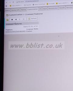 Ericsson RX8200 HD/Mpeg-4 Receiver with IP/RF Option 
