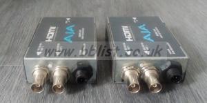 2x AJA HA5 HDMI to SDI/HD-SDI Video and Audio Converters 