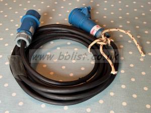 Five 5.5 m 16 A CEE Extension Leads