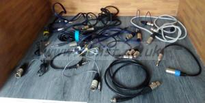 Flight Case of Audio Cables.Converters