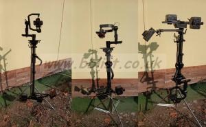 MODIFIED TIFFEN SLED STEADICAM -DJI RONIN M-MARSHALL MONITOR