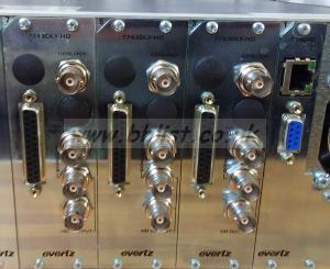 Evertz FR7700 HD frame (3x 7743DLY-HD HD/SD-SDI Video Delays 
