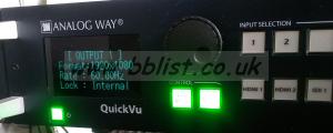 Analogway QuickVu (QVU150-3GHi-res mixer & seamless switcher 