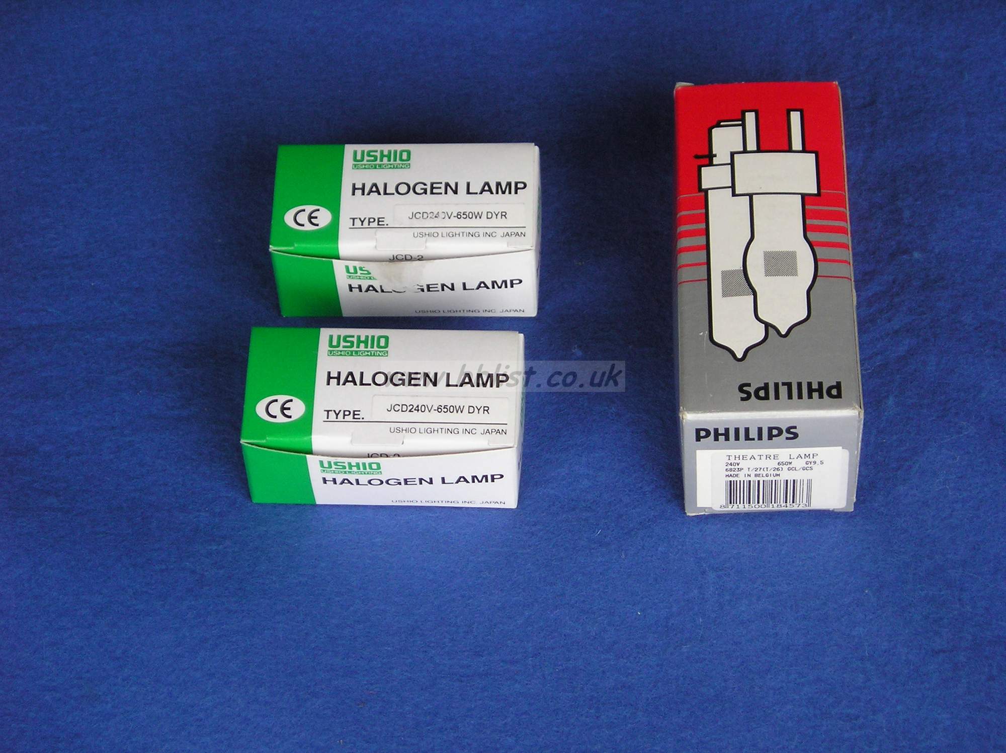 650w 240v Halogen Bulbs