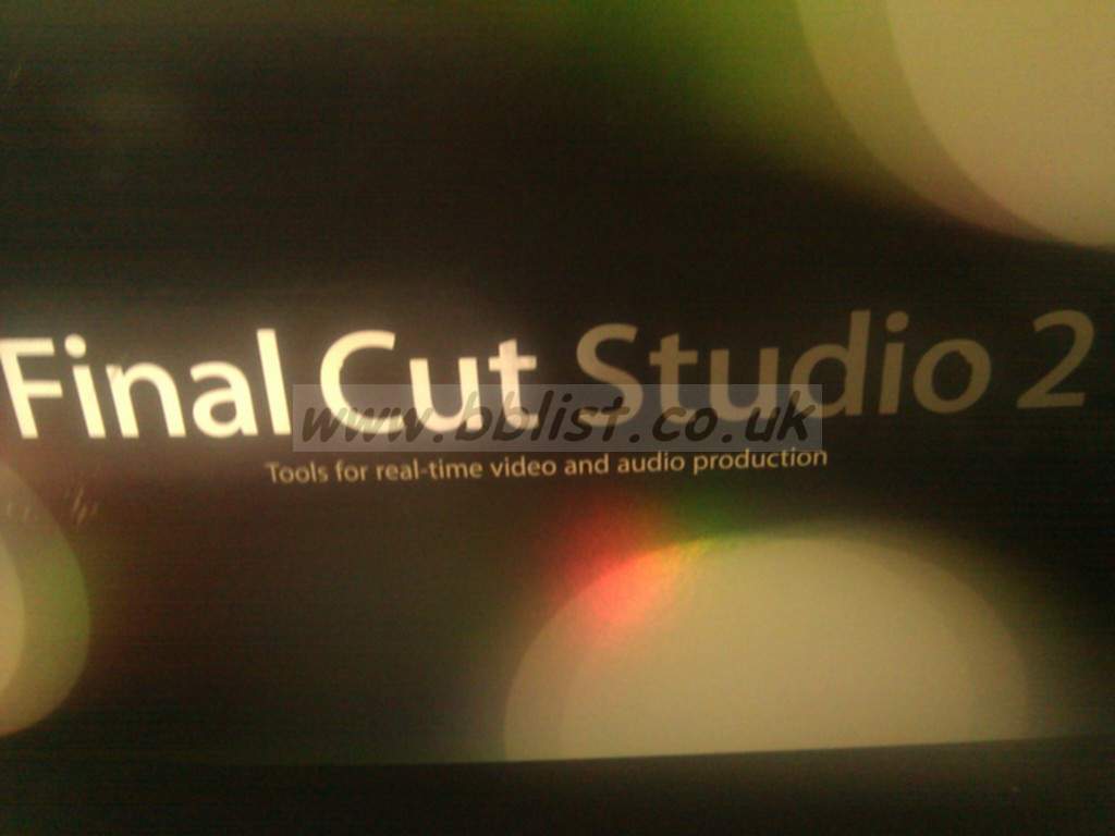 Final Cut Studio 2 - UPGRADE FROM FCP Studio