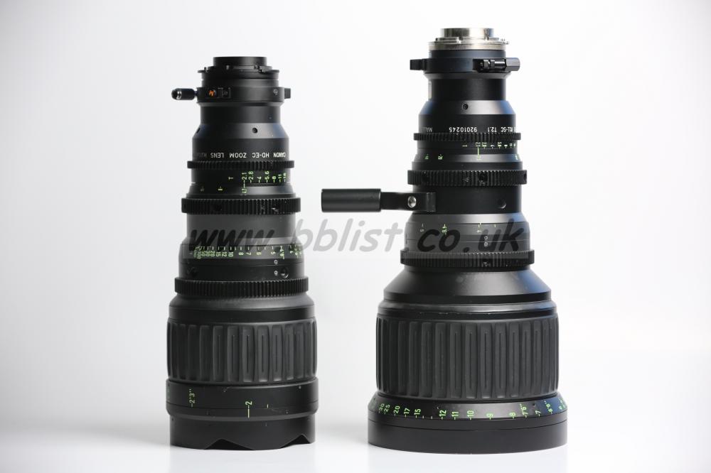 CANON Cine-Syle Zooms x 2