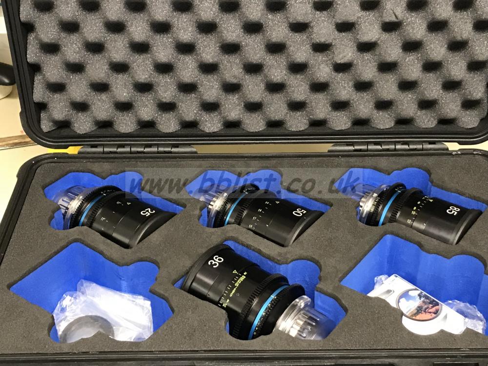 Celere HS T1.5 4 Lens Prime Lens Kit  + case + extras MINT! Celere HS T1.5 4 Lens Prime Lens Kit  + case + extras MINT!