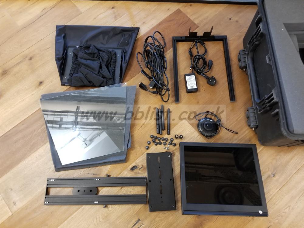 Autocue Teleprompter 17" Package with custom Peli case Autocue Teleprompter 17" Package with custom Peli case
