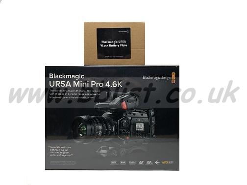 BlackMagic Ursa Mini Pro 4.6K Camcorder G1 w/ V Plate BlackMagic Ursa Mini Pro 4.6K Camcorder G1 w/ V Plate