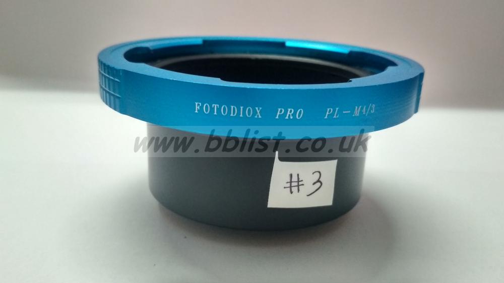 Fotodiox pro PL M 4/3 lens mount adapter (NEW)